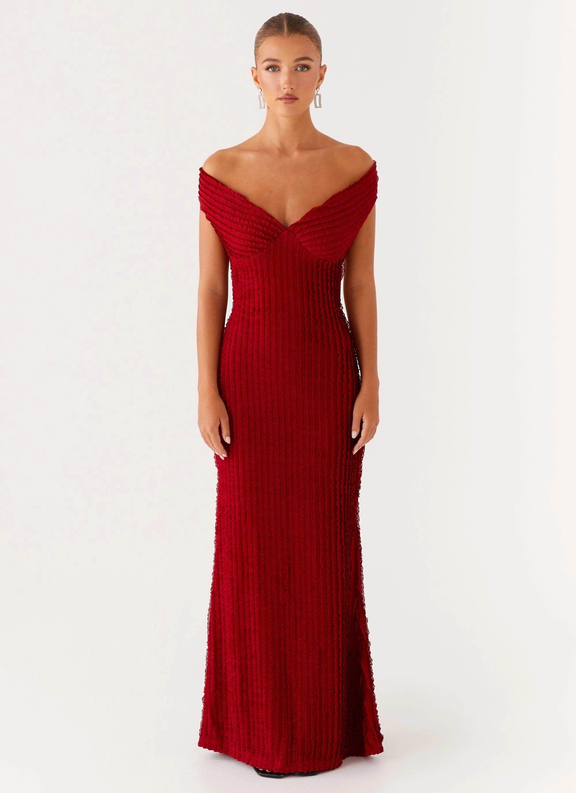 Inner Smile Chantelle Maxi Dress - Red