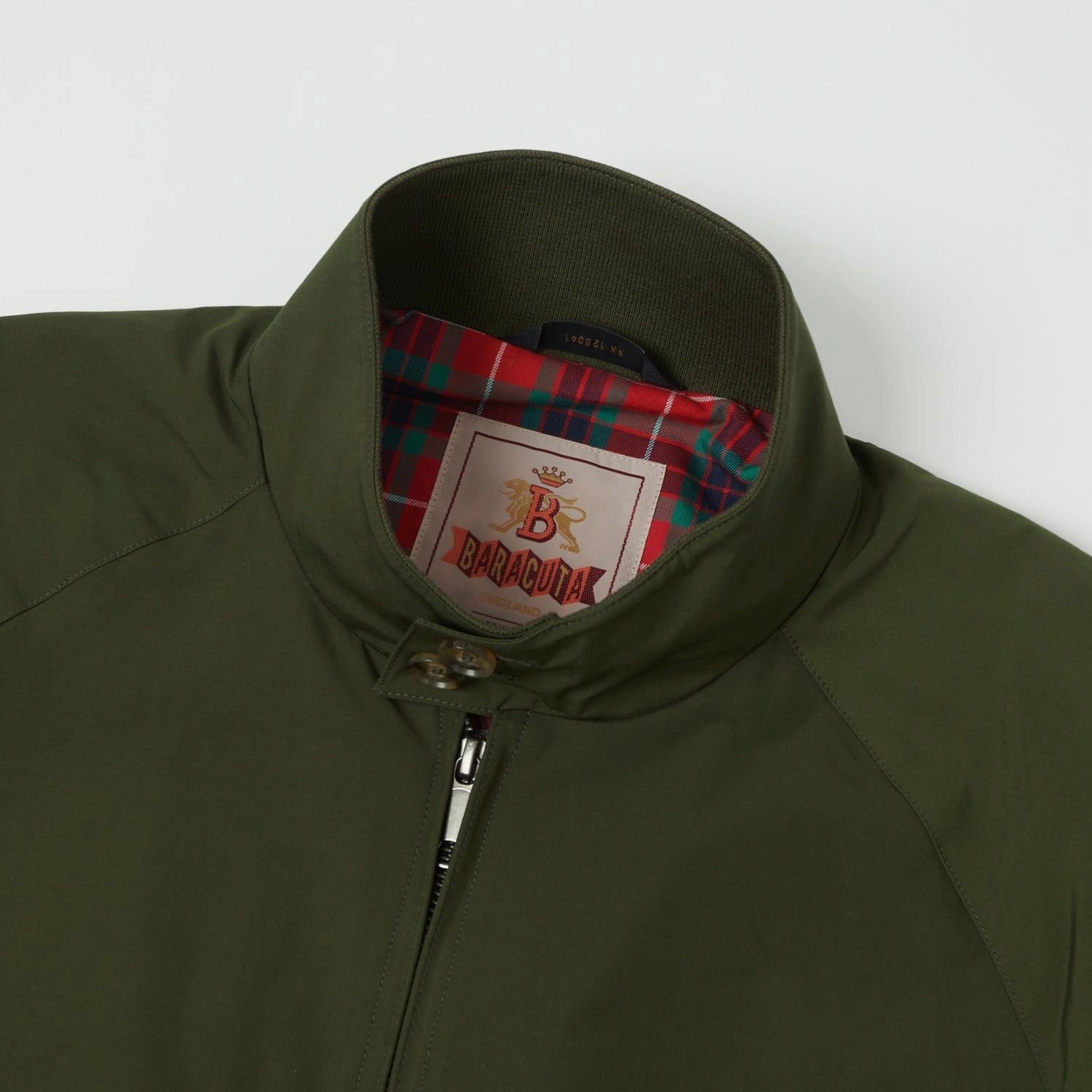 Poly Blend Layered Protection Baracuta G9 'Baracuta Cloth' Harrington Jacket - Beech