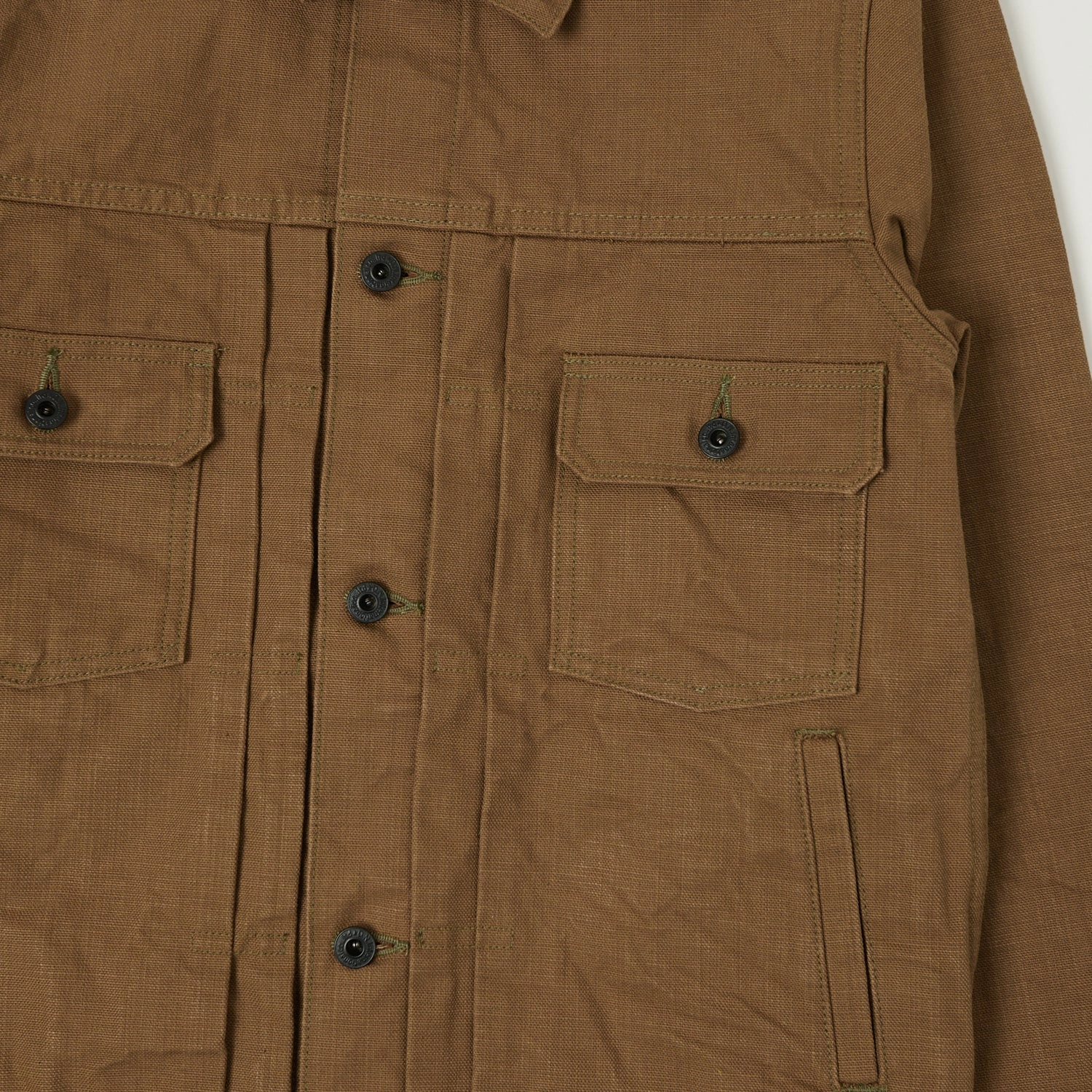 Chill Weather stain resistant coating ONI Denim 02516P-HOX Type II Canvas Jacket - Khaki