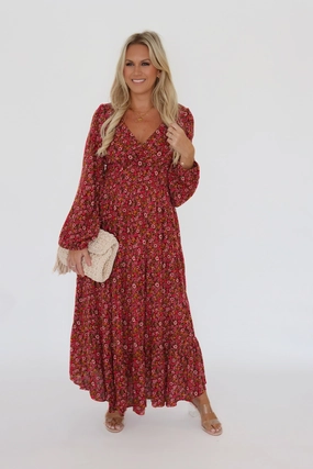 MultiPurposeUtility Wrinkle Resistant Weave Dreamy Flower Dress