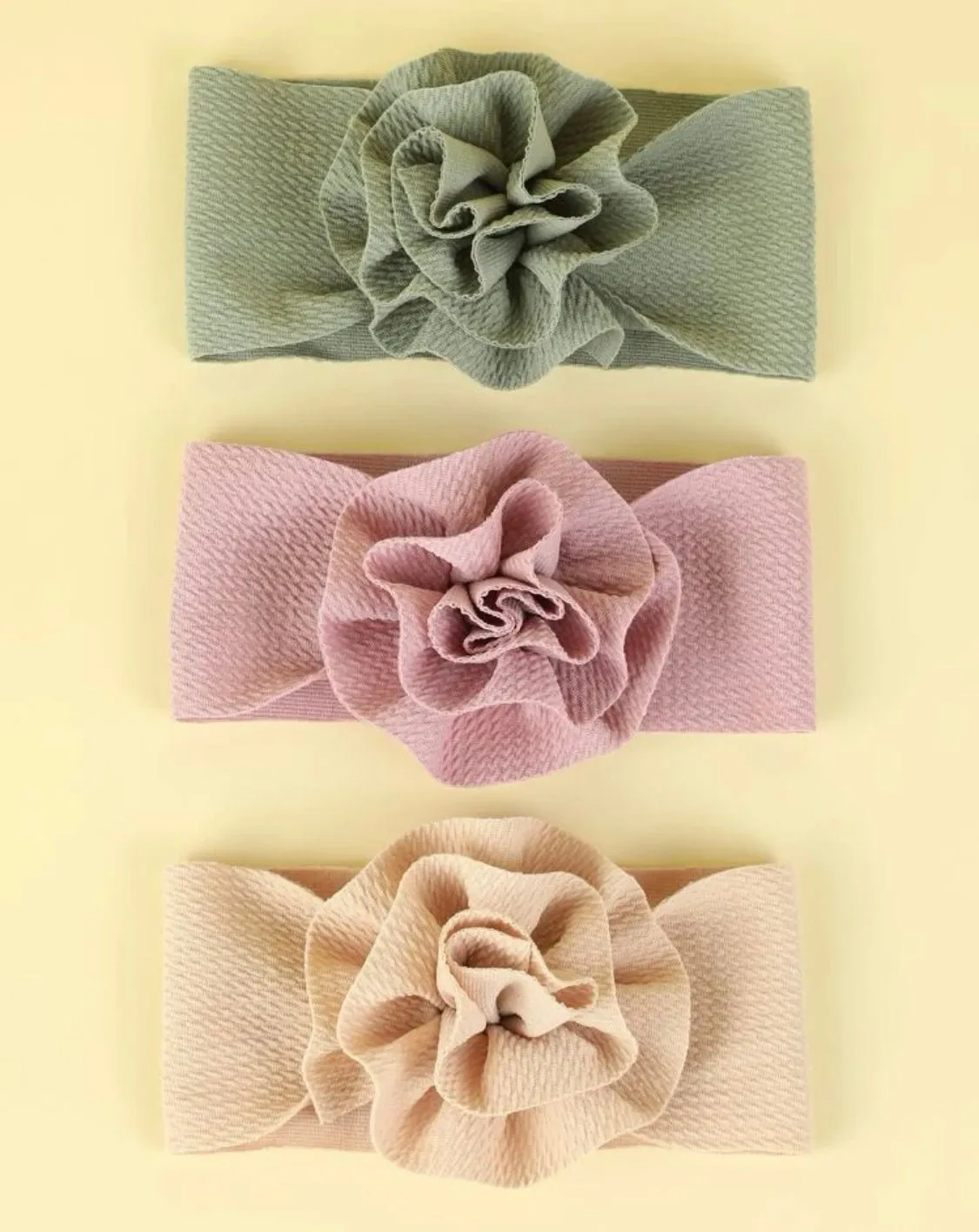 Flower Big Bow Head Band