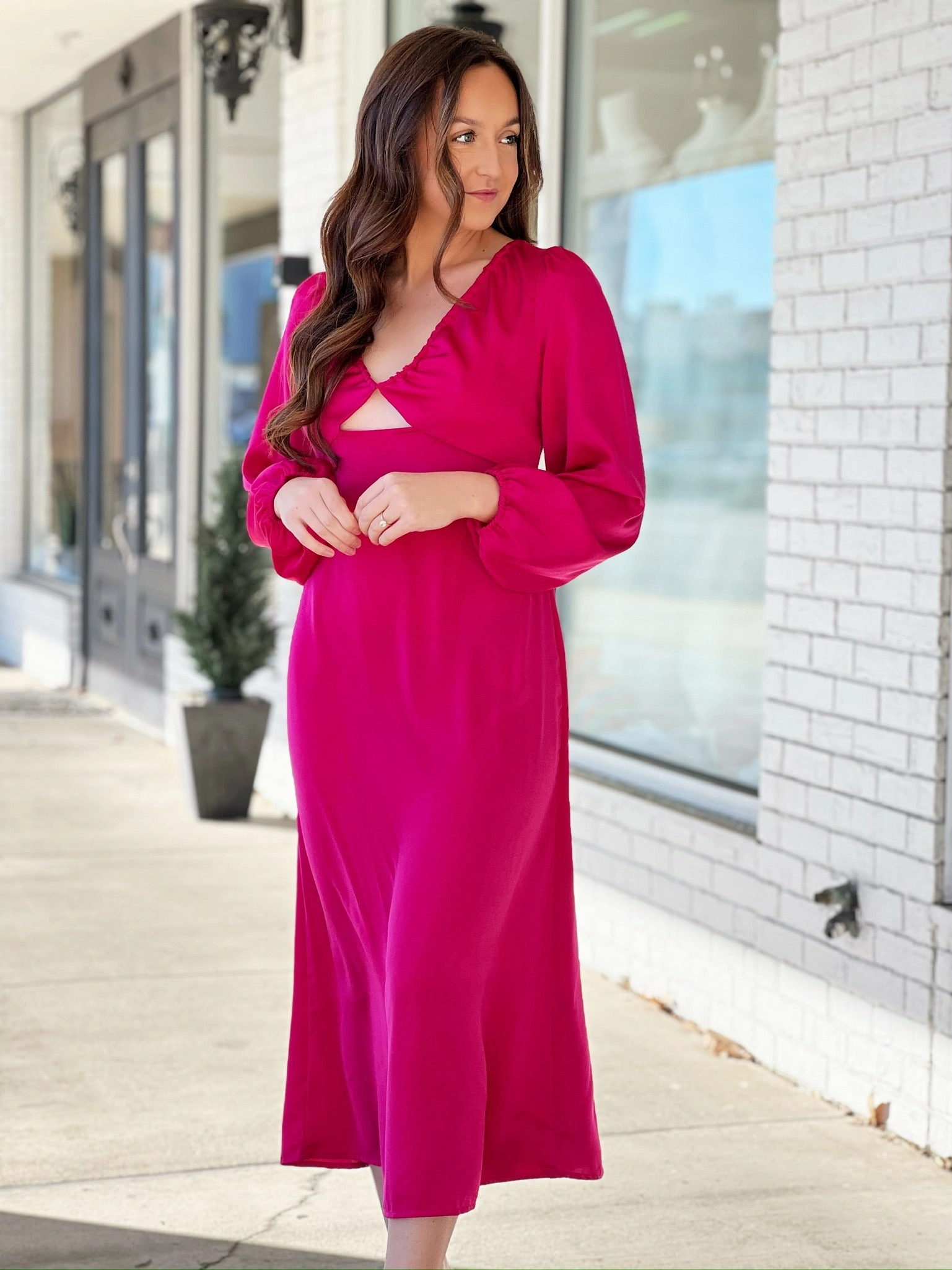 XOXO Dress OrganicCotton VNeck Style