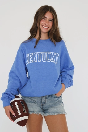 Kentucky Color Sweashirt- Blue NonIrritating