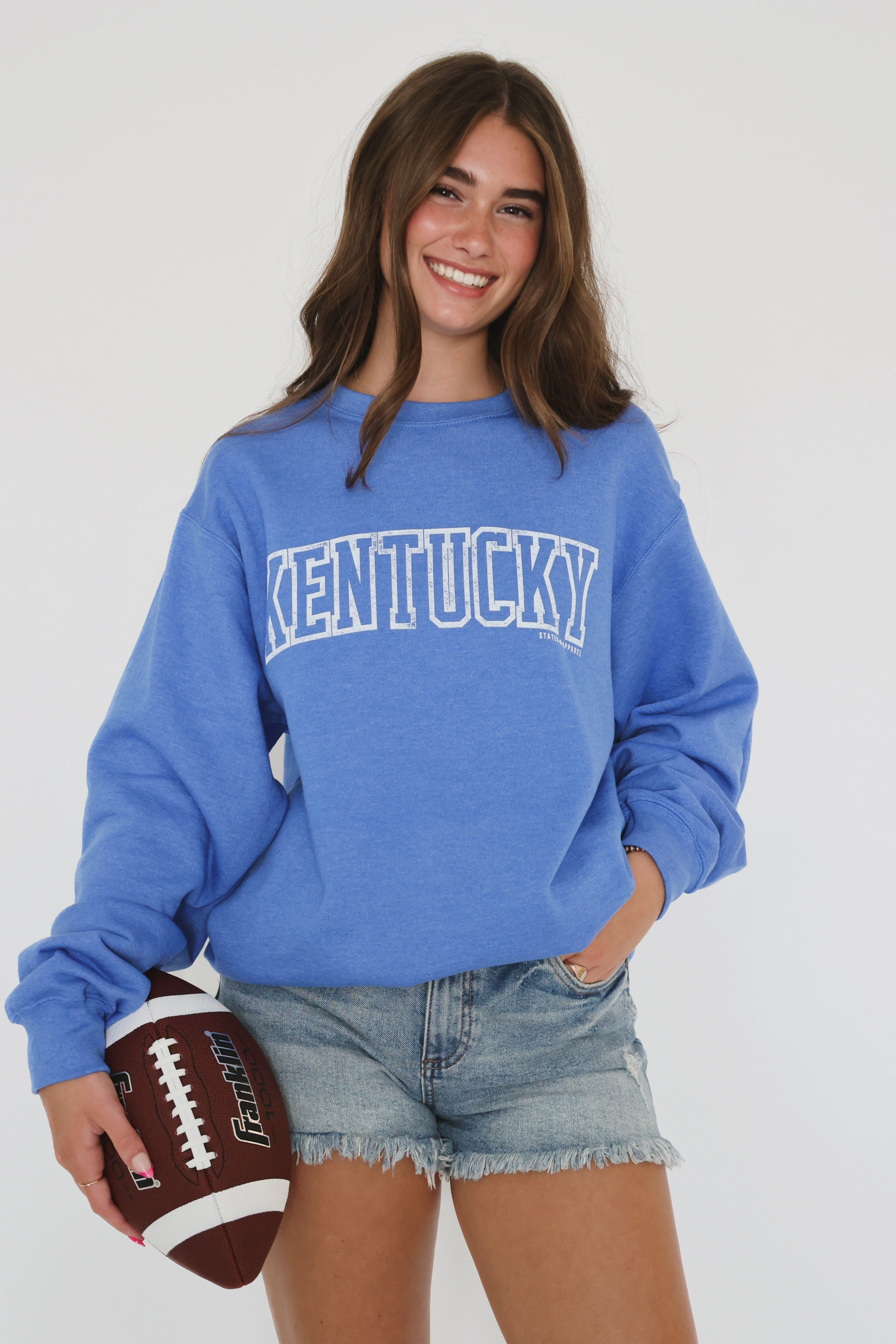 Kentucky Color Sweashirt- Blue NonIrritating