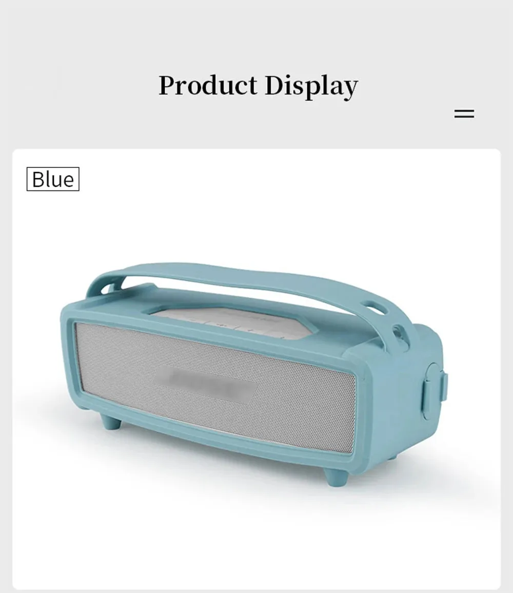 for Bose SoundLink Mini 1/2 Gen Speaker Protect Silicone Case Portable MINI II Speaker Storage Shell Outdoor Carry Sleeve