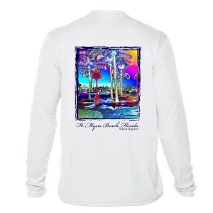 Fort Myers Beach Times Square Sun Shirt - UPF50 Graphic Tee