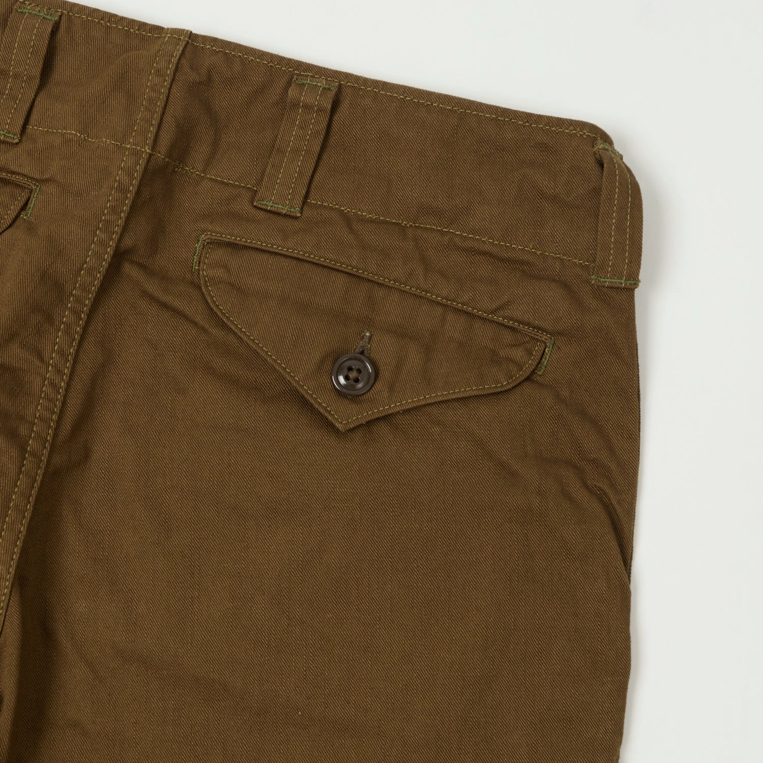 Freewheelers & Co Aviators Trouser - Dark Sepia Brown Chill Style