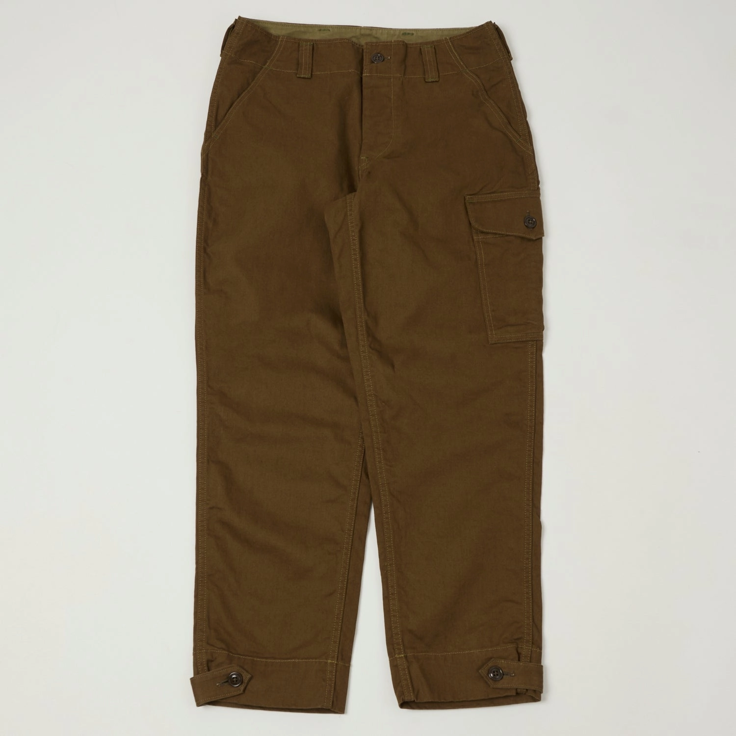Flexible Fabric Freewheelers & Co Aviators Trouser - Dark Sepia Brown