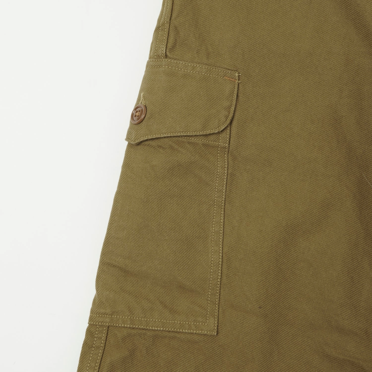 Freewheelers & Co Aviators Trouser - Yarn-Dyed Dark Beige Non Bulk