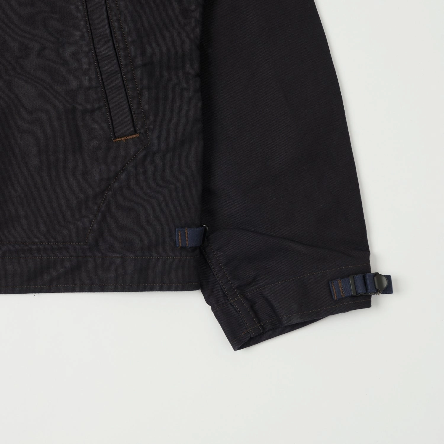 Oversized Fit Freewheelers & Co Deck Worker Jacket - Deep Navy