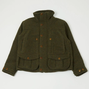 Tagless Neckline Design Freewheelers & Co Great Lakes 'Grizzly' Jacket - Grained Olive