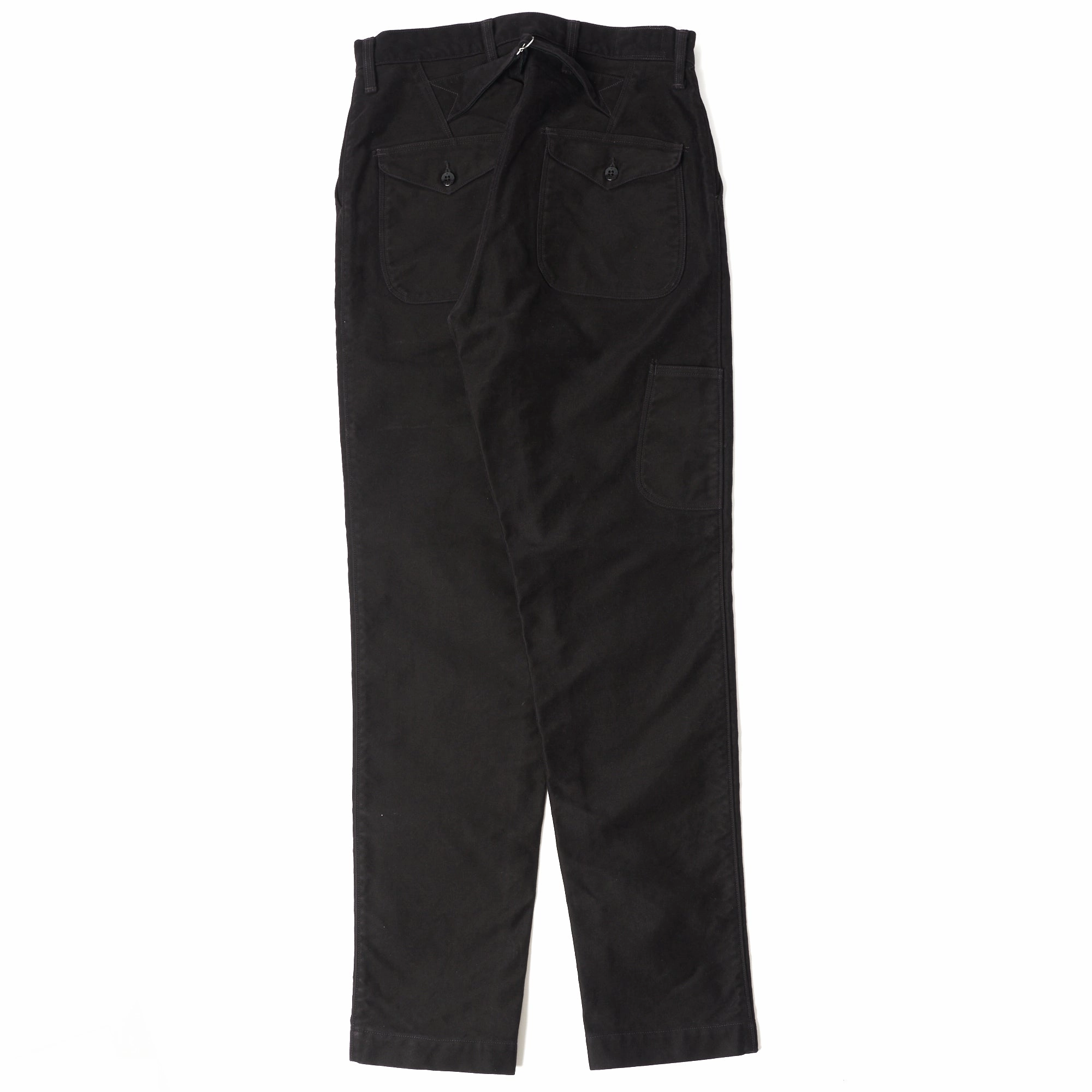 Ergonomic Cut Freewheelers & Co Great Lakes 'Utica' Trouser - Black