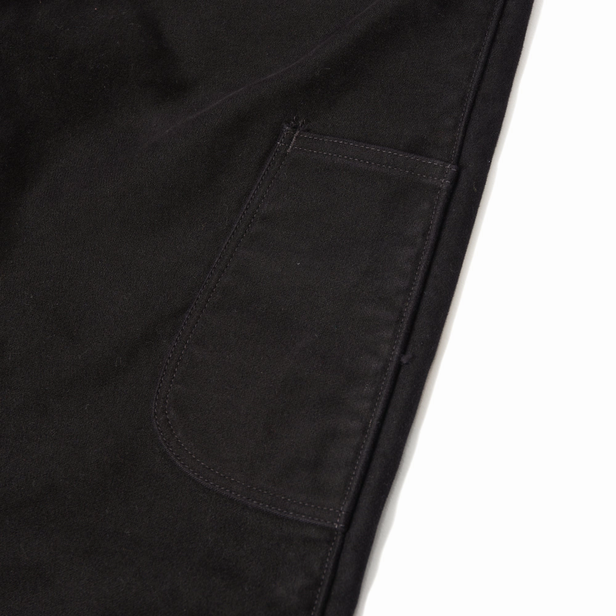Rugged Comfort Flat waistband Freewheelers & Co Great Lakes 'Utica' Trouser - Black