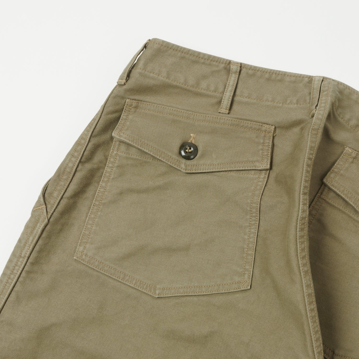 Lightweight Layer Freewheelers & Co Military Utility Trouser - Khaki Beige