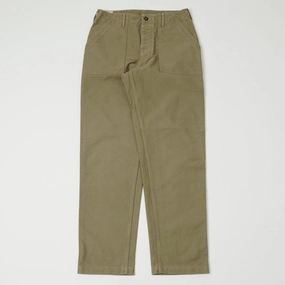 Freewheelers & Co Military Utility Trouser - Khaki Beige Flexible Knee Panels Breathable activewear