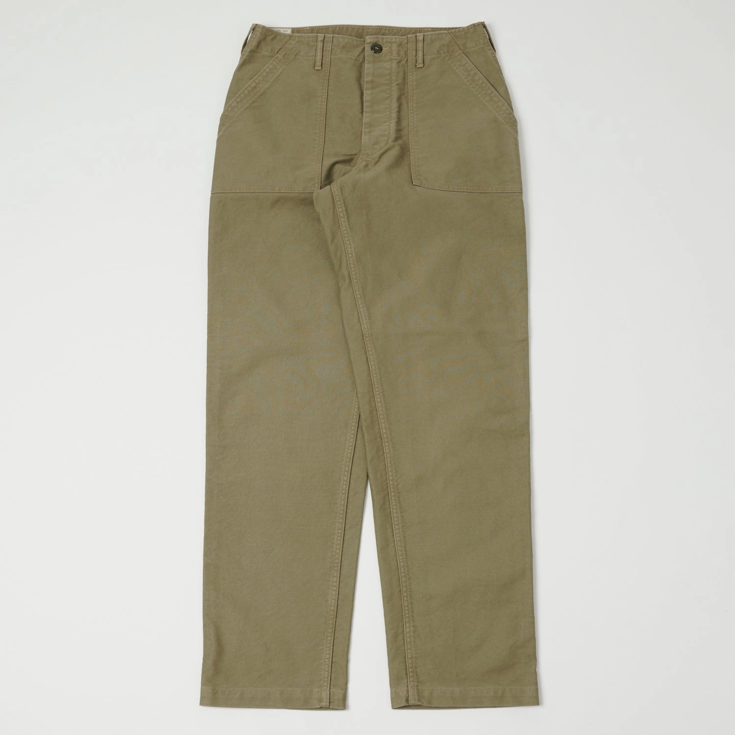 Freewheelers & Co Military Utility Trouser - Khaki Beige Flexible Knee Panels Breathable activewear