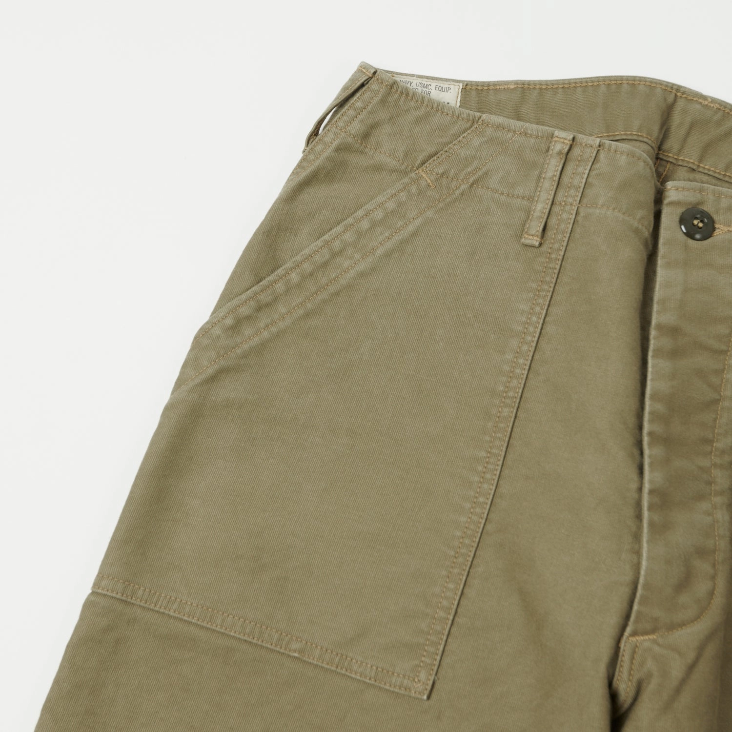 Easy Stretch Fit Freewheelers & Co Military Utility Trouser - Khaki Beige