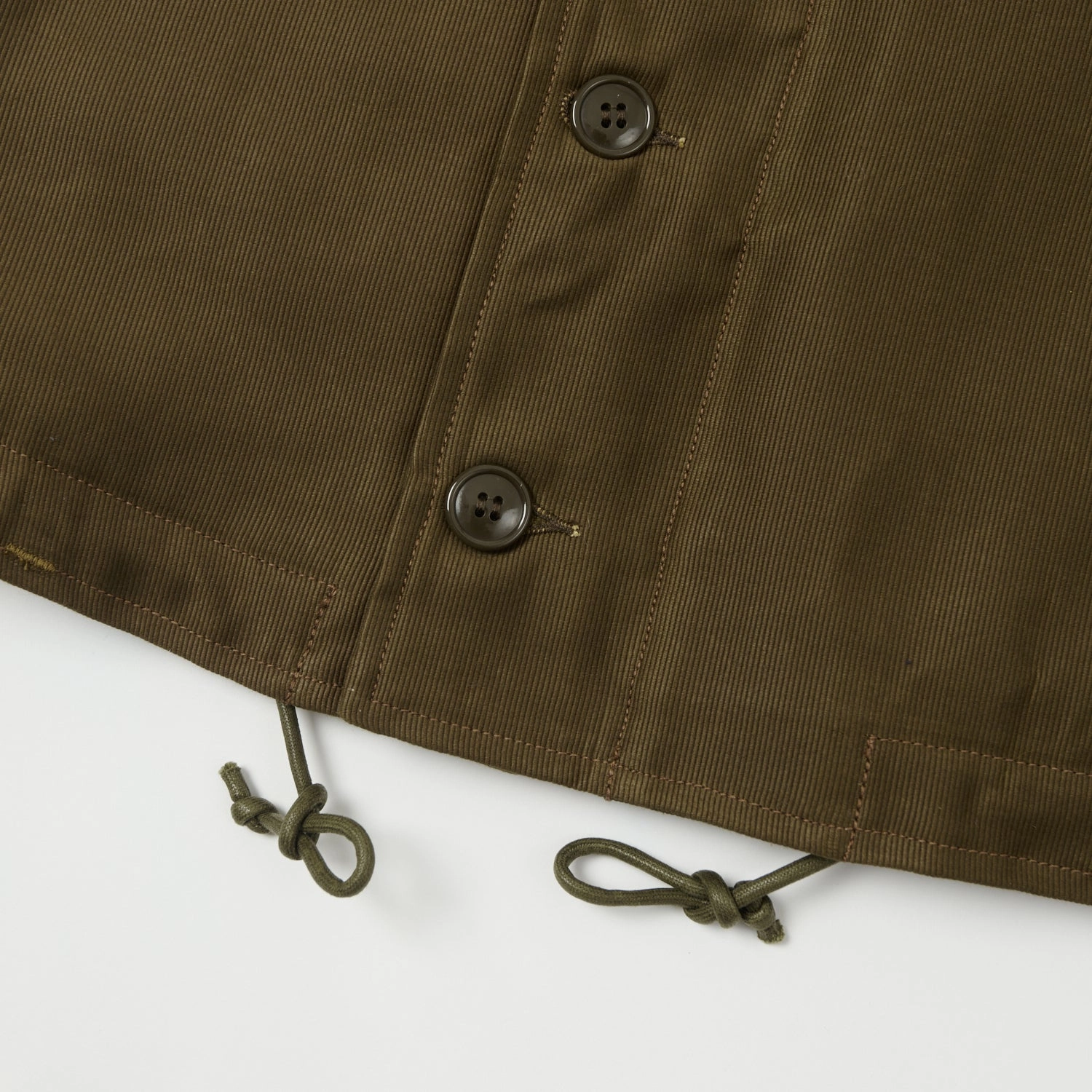 Freewheelers & Co Type N-1 Deck Jacket - Dark Red Beige Smooth Flat Collar Flexible Elasticity