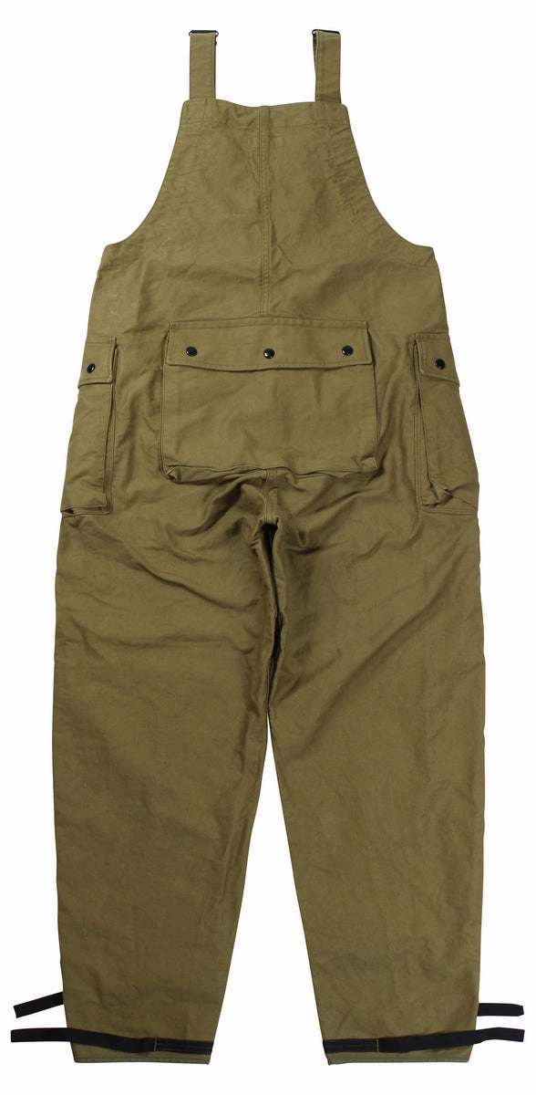 Comfy Essentials Wear Athletic Flex Wear Freewheelers & Co U.S. Army Deck Bib Overall - Olive Drab