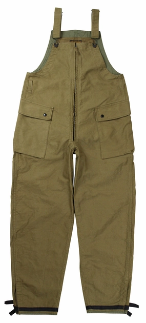 Slim Look Fit Flex Foam Inserts Freewheelers & Co U.S. Army Deck Bib Overall - Olive Drab