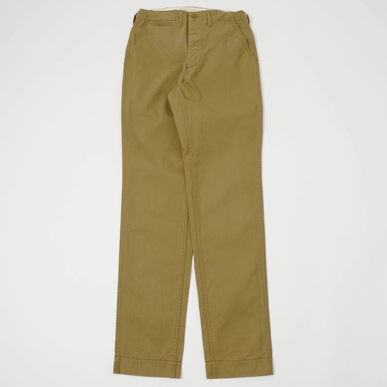 Freewheelers & Co U.S Army M-1941 Trouser - Khaki Flexibility Built-In Soft Brush Lining