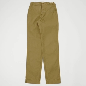 Freewheelers & Co U.S Army M-1941 Trouser - Khaki Flexibility Built-In Soft Brush Lining