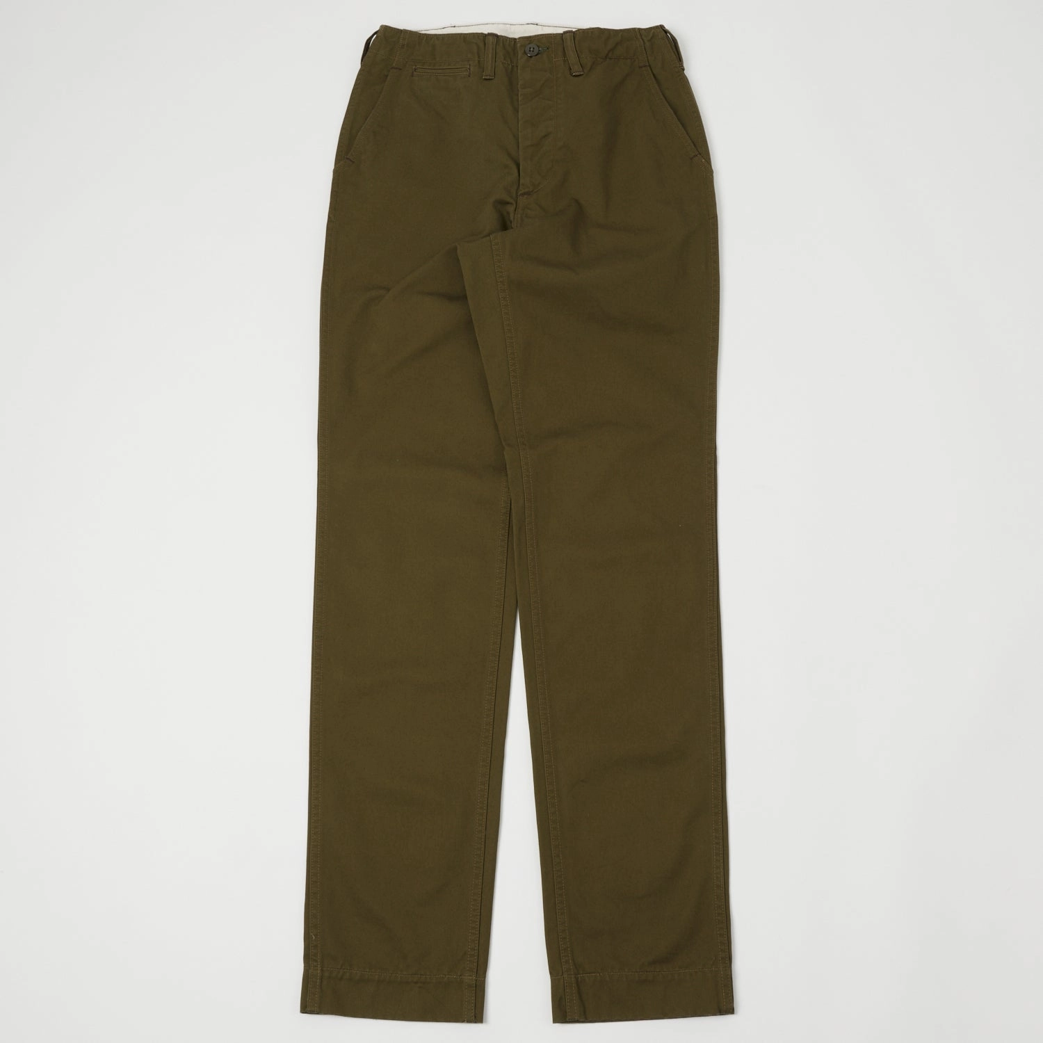 Freewheelers & Co U.S. Army M-1942 Trouser - Olive Soft Interior Move Friendly