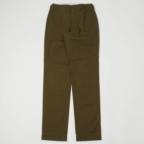 Freewheelers & Co U.S. Army M-1942 Trouser - Olive Soft Interior Move Friendly
