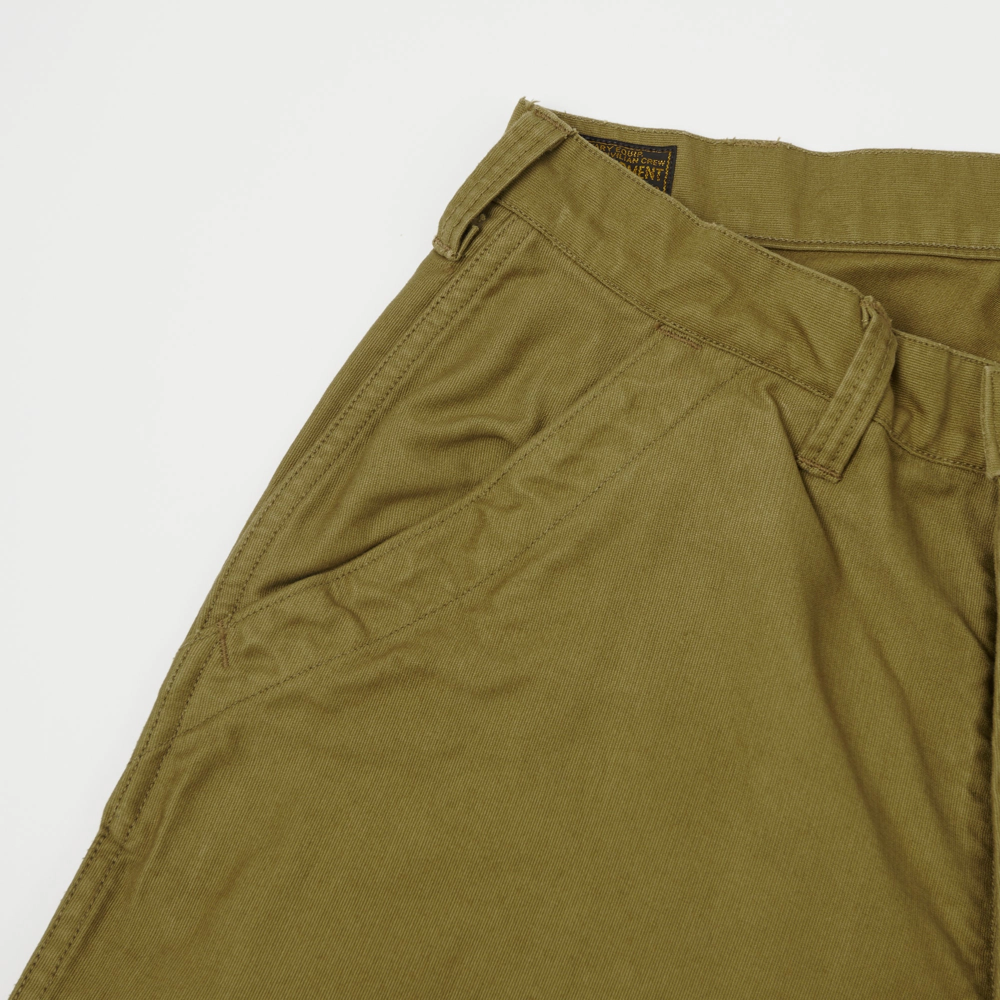 Stretch Flex Comfy Wearable Freewheelers & Co U.S. Navy Utility Trouser - Khaki Beige