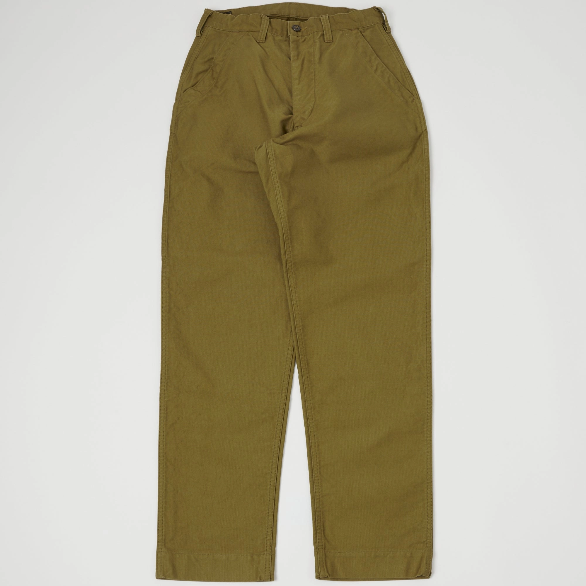 Water-resistant Seasonal Wear Freewheelers & Co U.S. Navy Utility Trouser - Khaki Beige