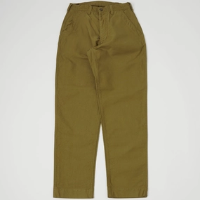 Water-resistant Seasonal Wear Freewheelers & Co U.S. Navy Utility Trouser - Khaki Beige