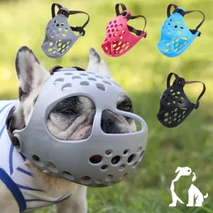 Frenchie Muzzle - Secure and Breathable Mesh for Aggressive Dogs