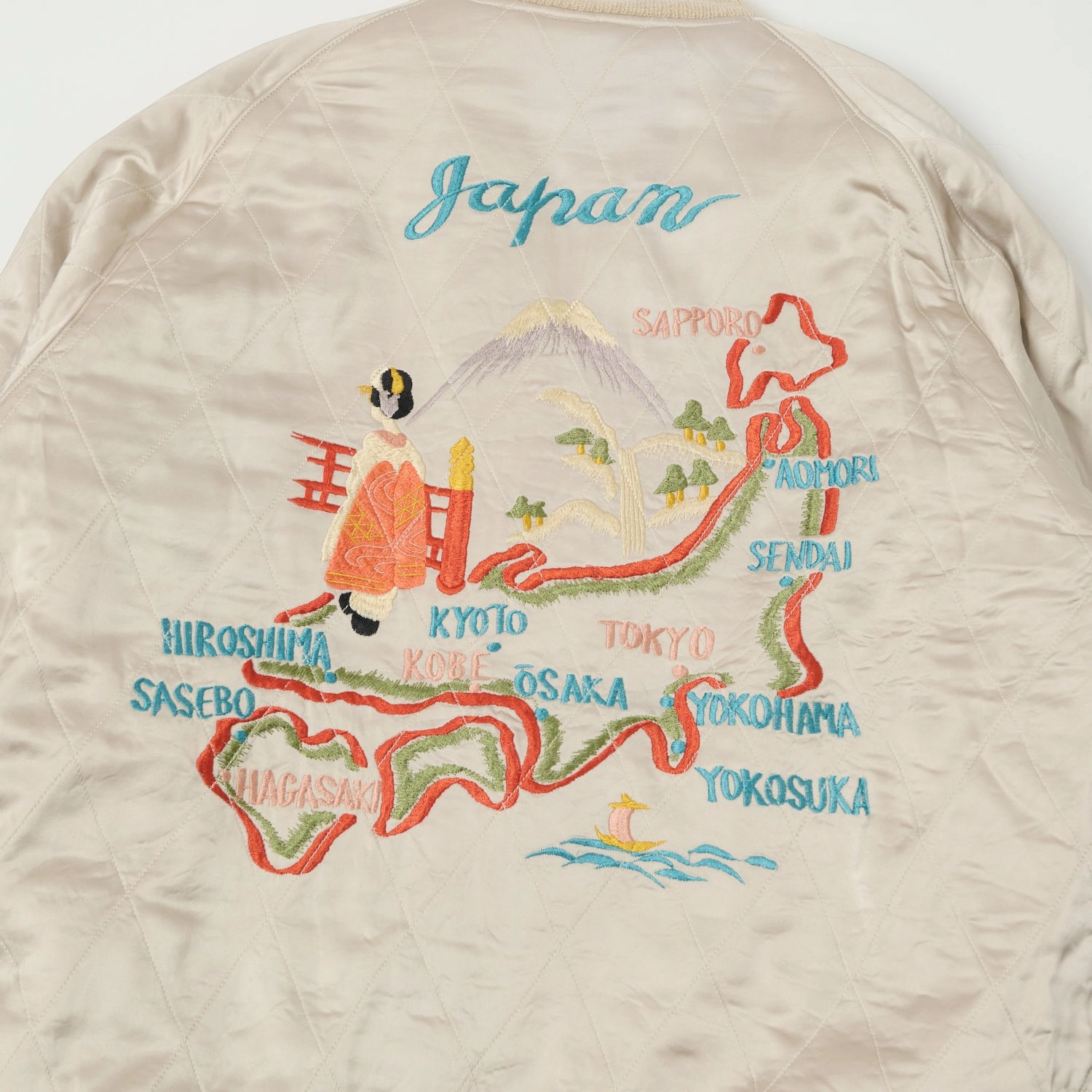 Buzz Rickson's x Kosho & Co. Reversible Velvet 'Sukajan' Souvenir Jacket - Navy QuickDry Fabric