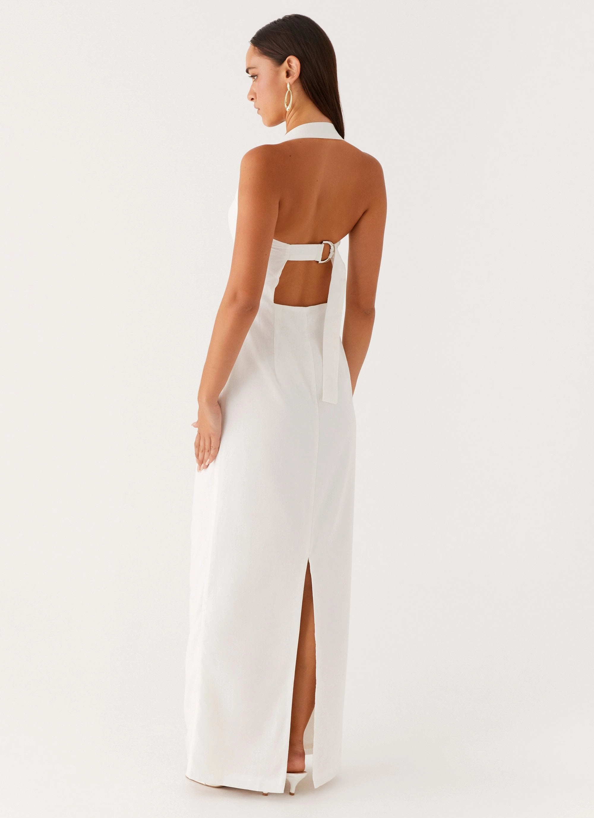 Rumour Has it Maxi Dress - White Trendy Comfort All Fit