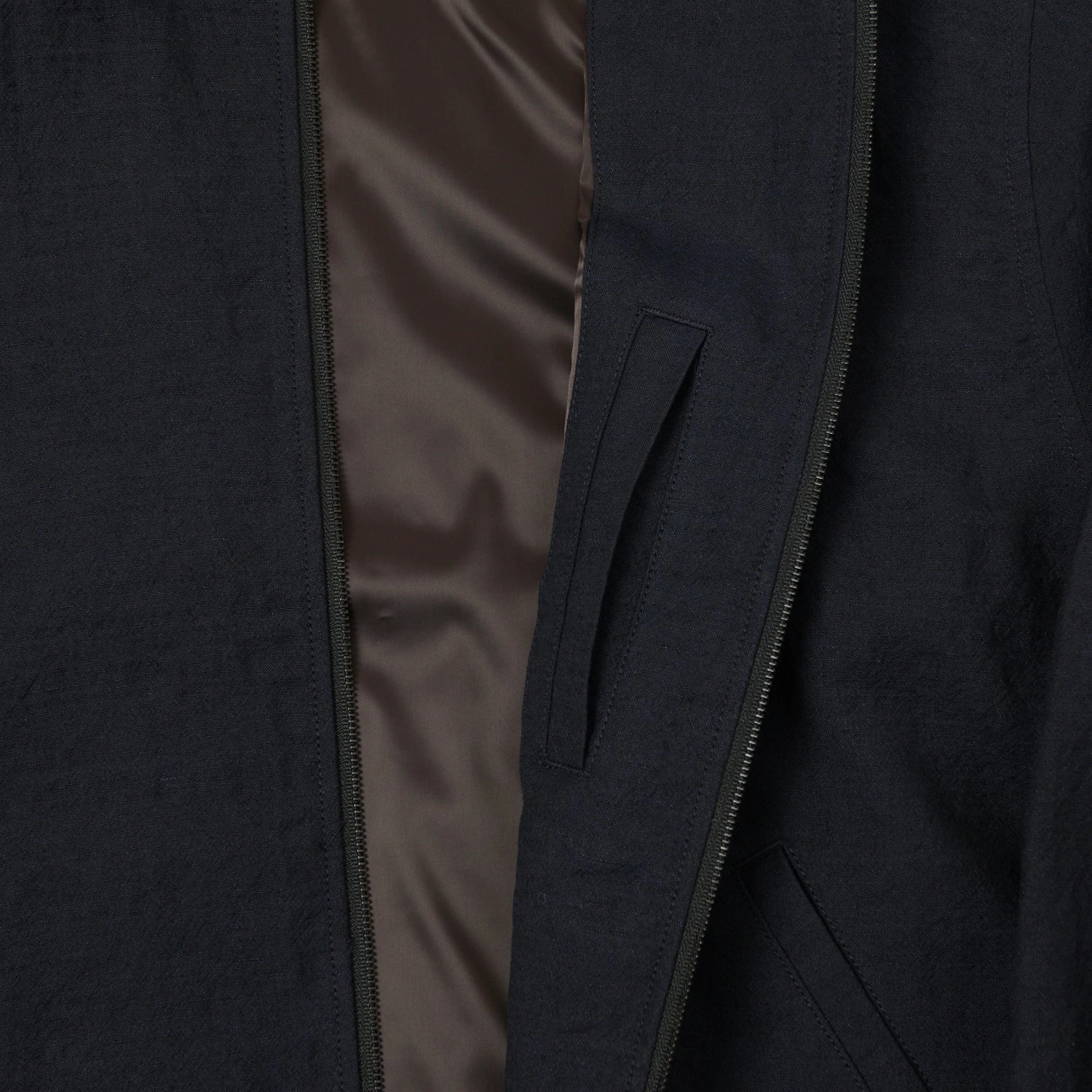 AbrasionResistant Surface Fujito Zip Up Blouson - Dark Navy