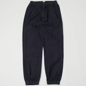 Street Style High Mobility Full Count 1003 Denim Military Easy Pant - One Wash