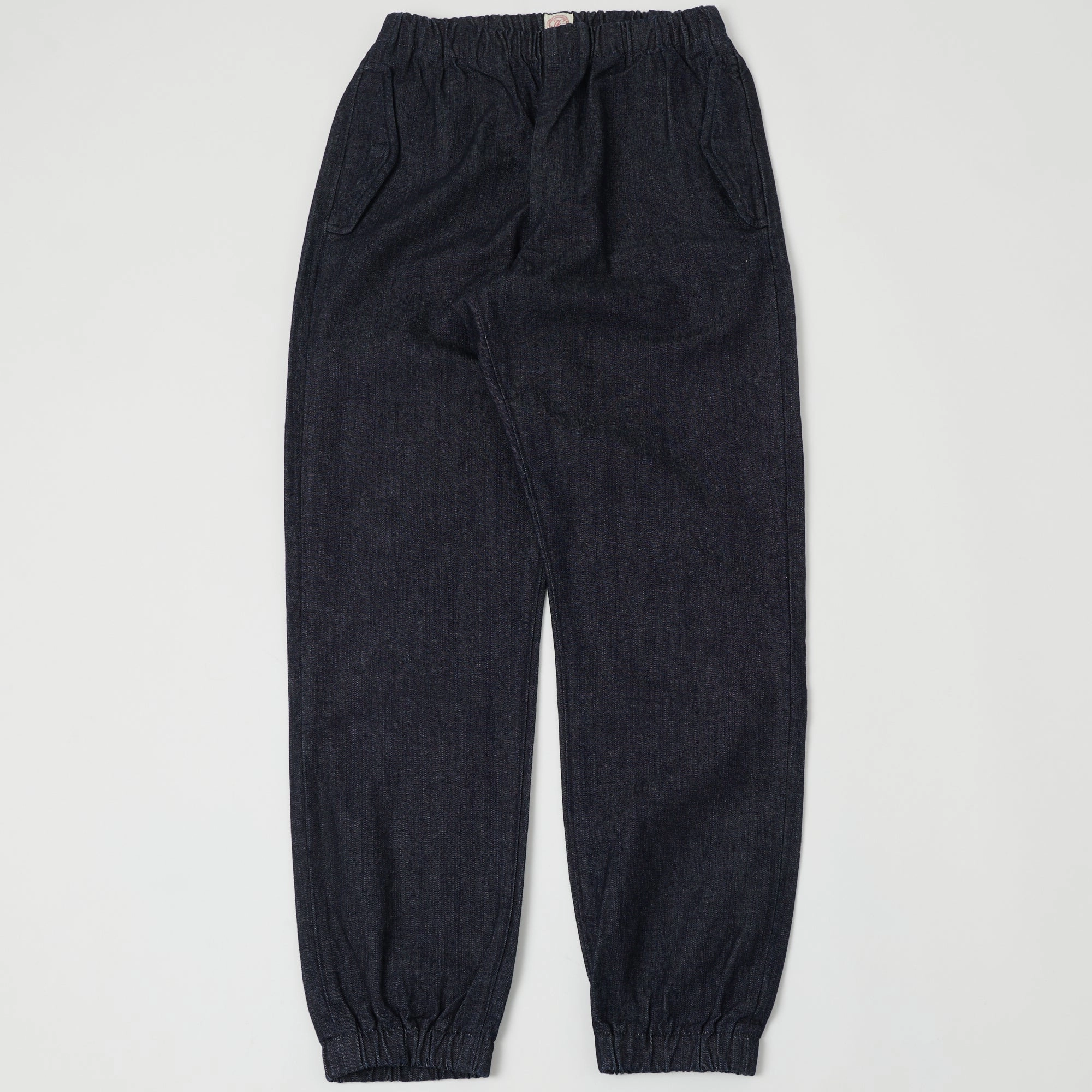 Street Style High Mobility Full Count 1003 Denim Military Easy Pant - One Wash