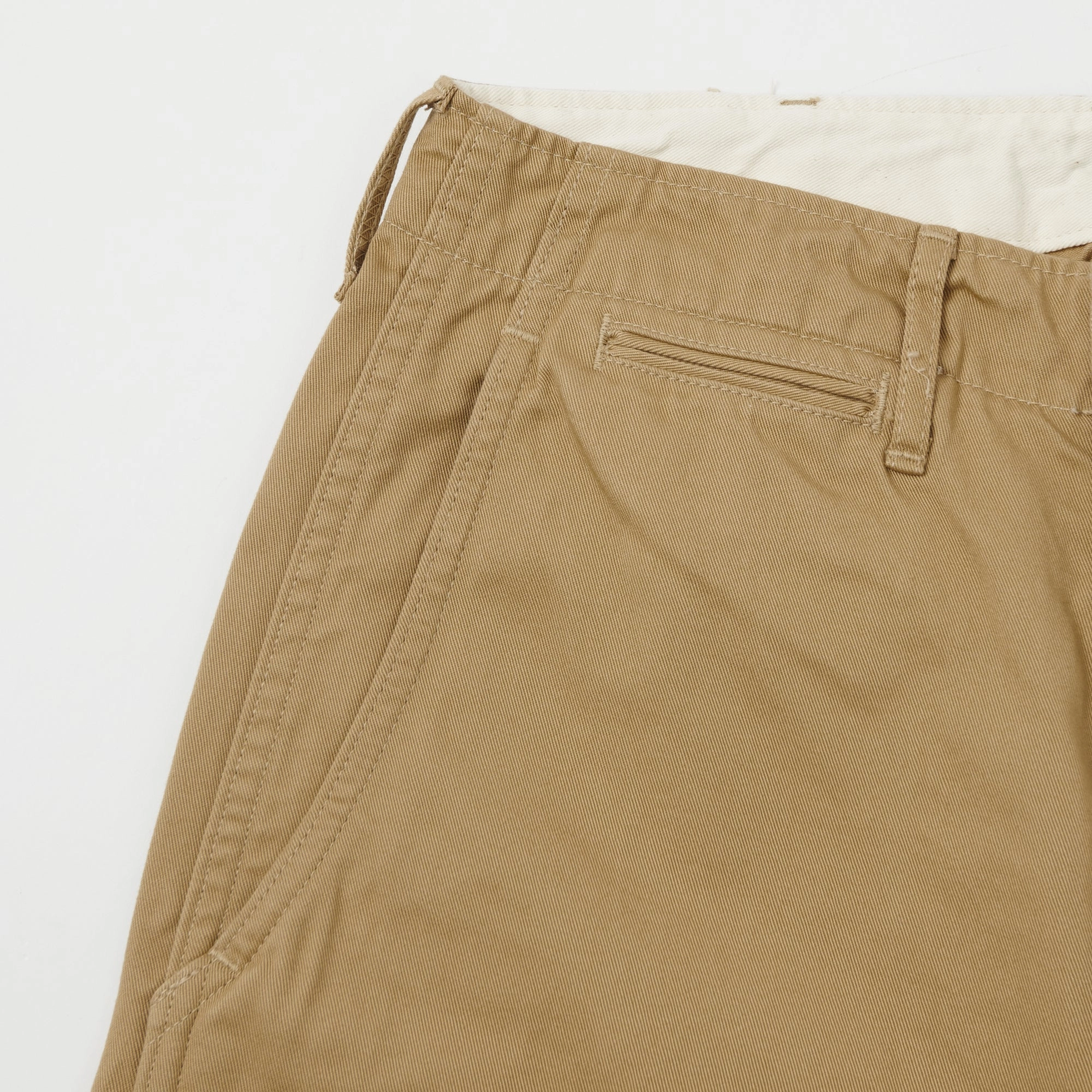 Secure Waistband Clean Cut Full Count 1201 U.S. Army Combat Chino - Brown Beige