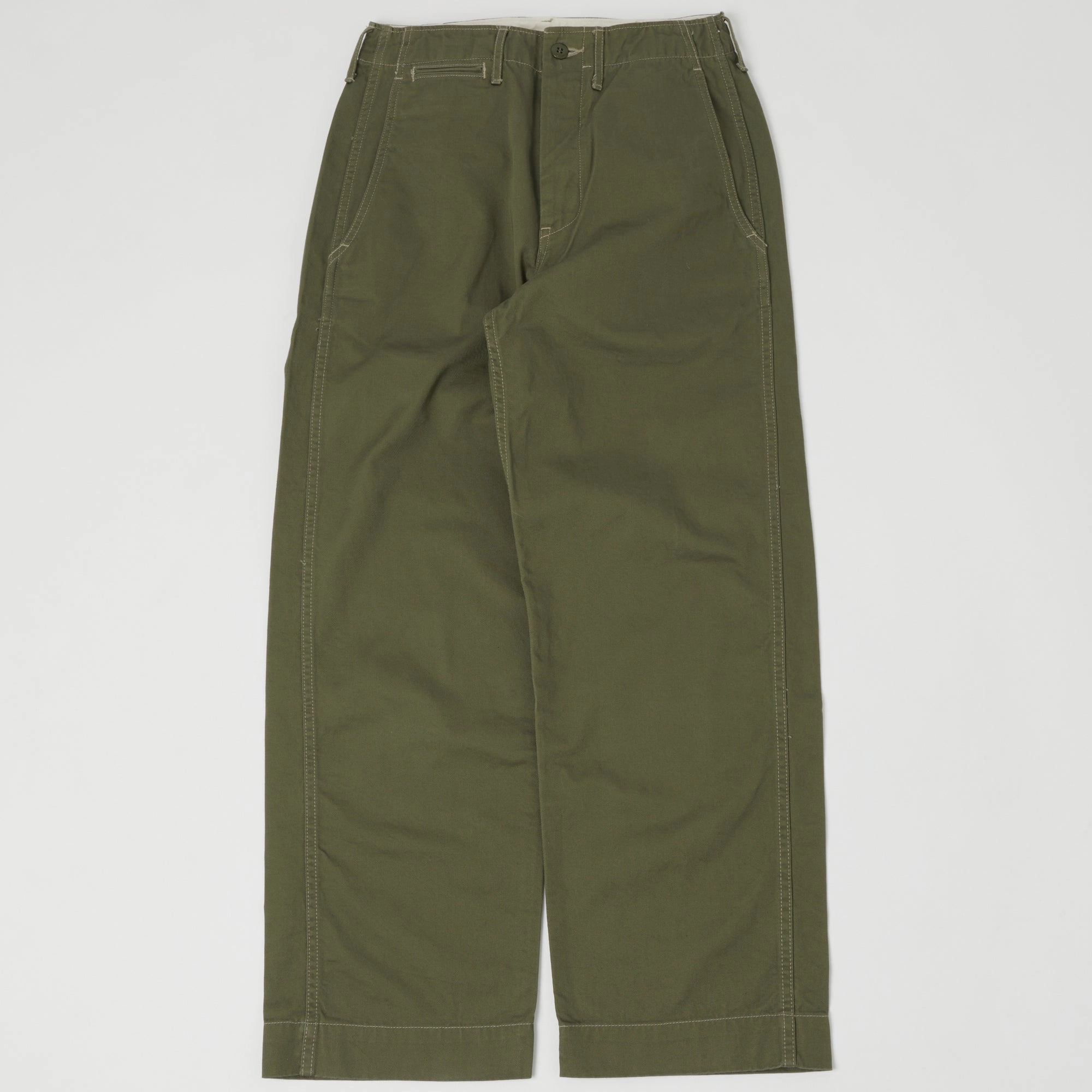 Full Count 1201 U.S. Army Combat Chino - Sage Green StretchMaterial