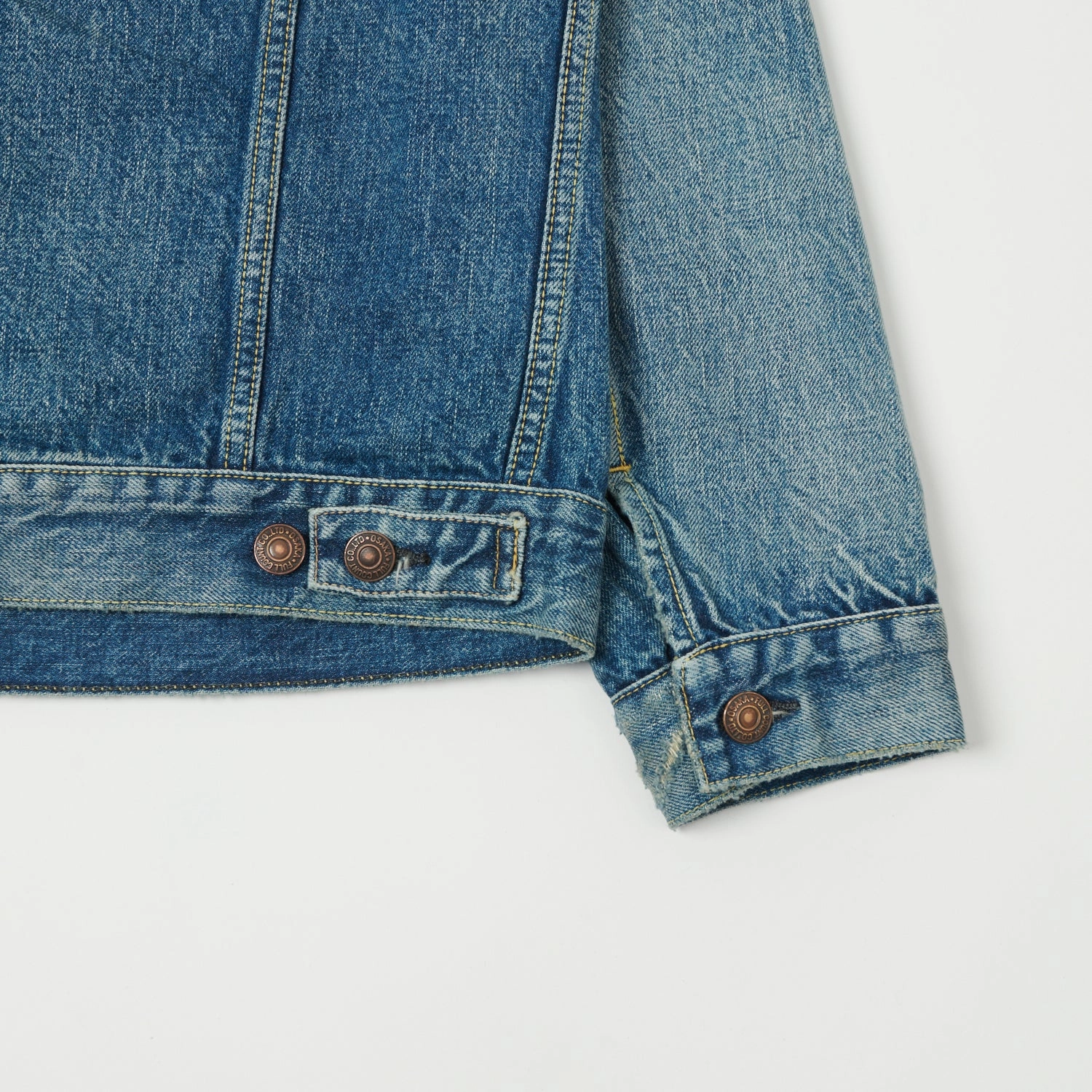 Full Count 2101 13.75oz Type III Denim Jacket - 'Dartford' Wash Temperature Regulating Fabric