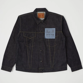 Full Count 2101XX 15.5oz Type III Denim Jacket - Raw Recycled materials Advanced Insulation