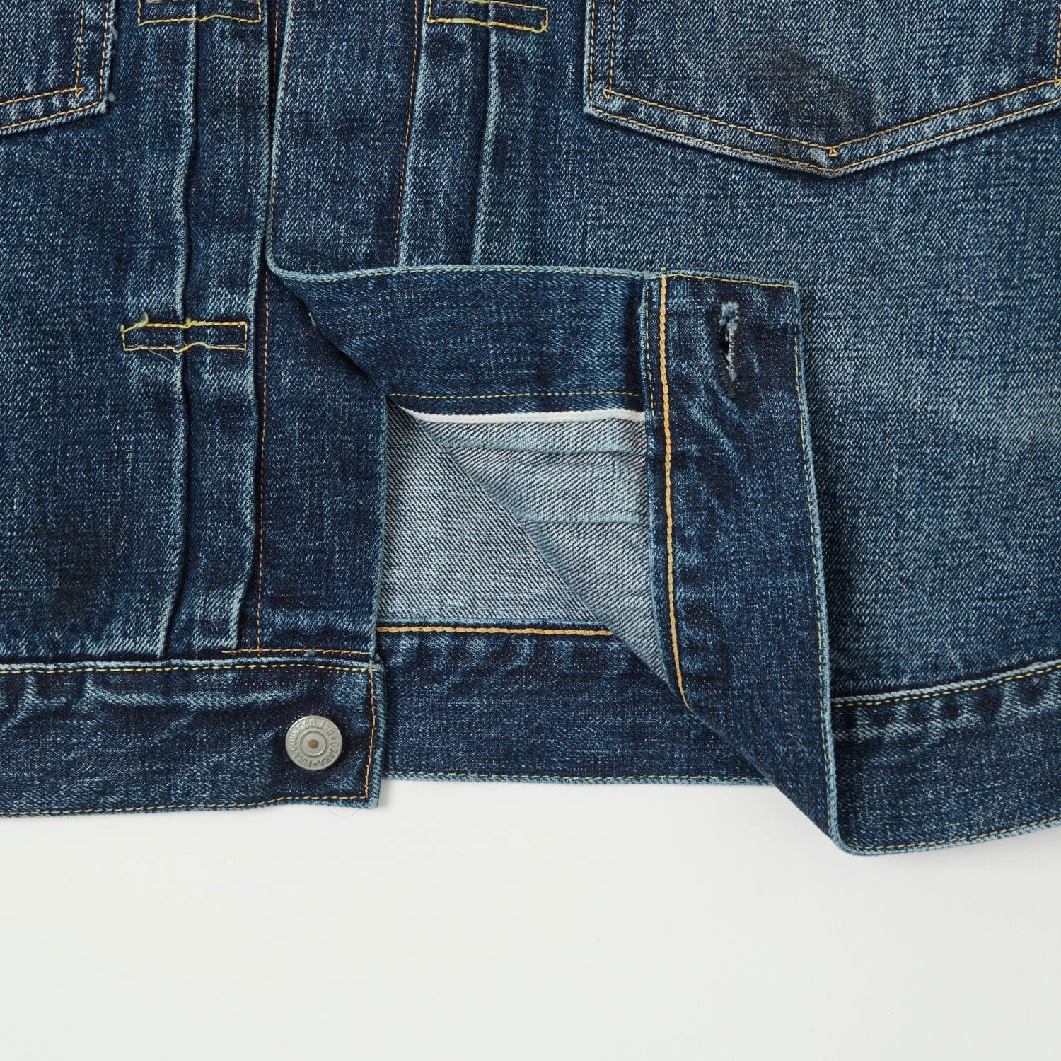 Full Count 2102XX 15.5oz Type II Denim Jacket - 'Fear of the Dark' Wash Relaxed Daily Style