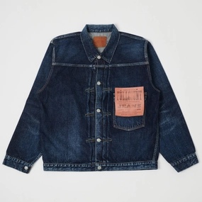 Full Count 2107 13.75oz Type I Denim Jacket - 'Half Way There' Wash Old Style