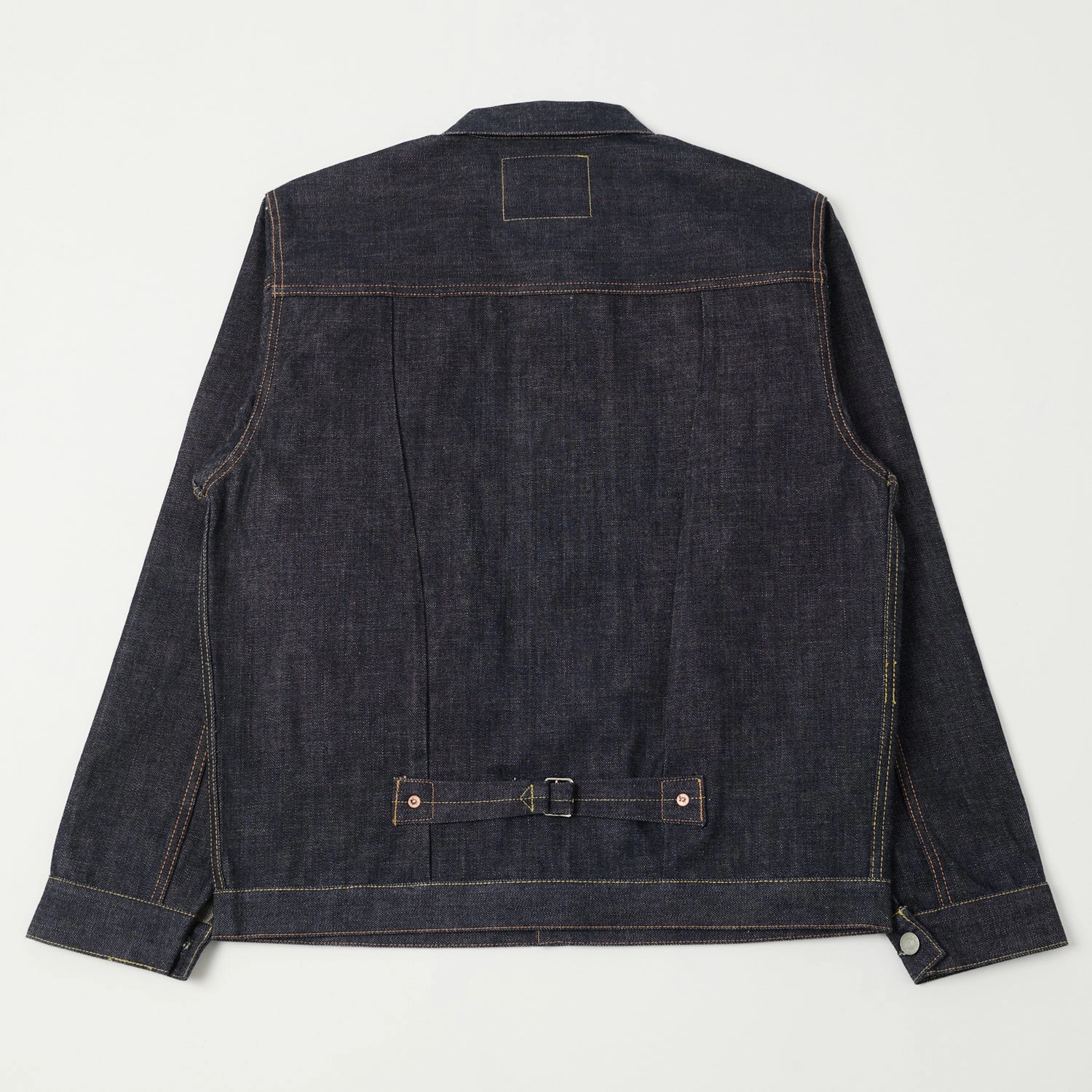 Full Count 2107 13.75oz Type I Denim Jacket - Raw Casual Classic SeamlessBonding