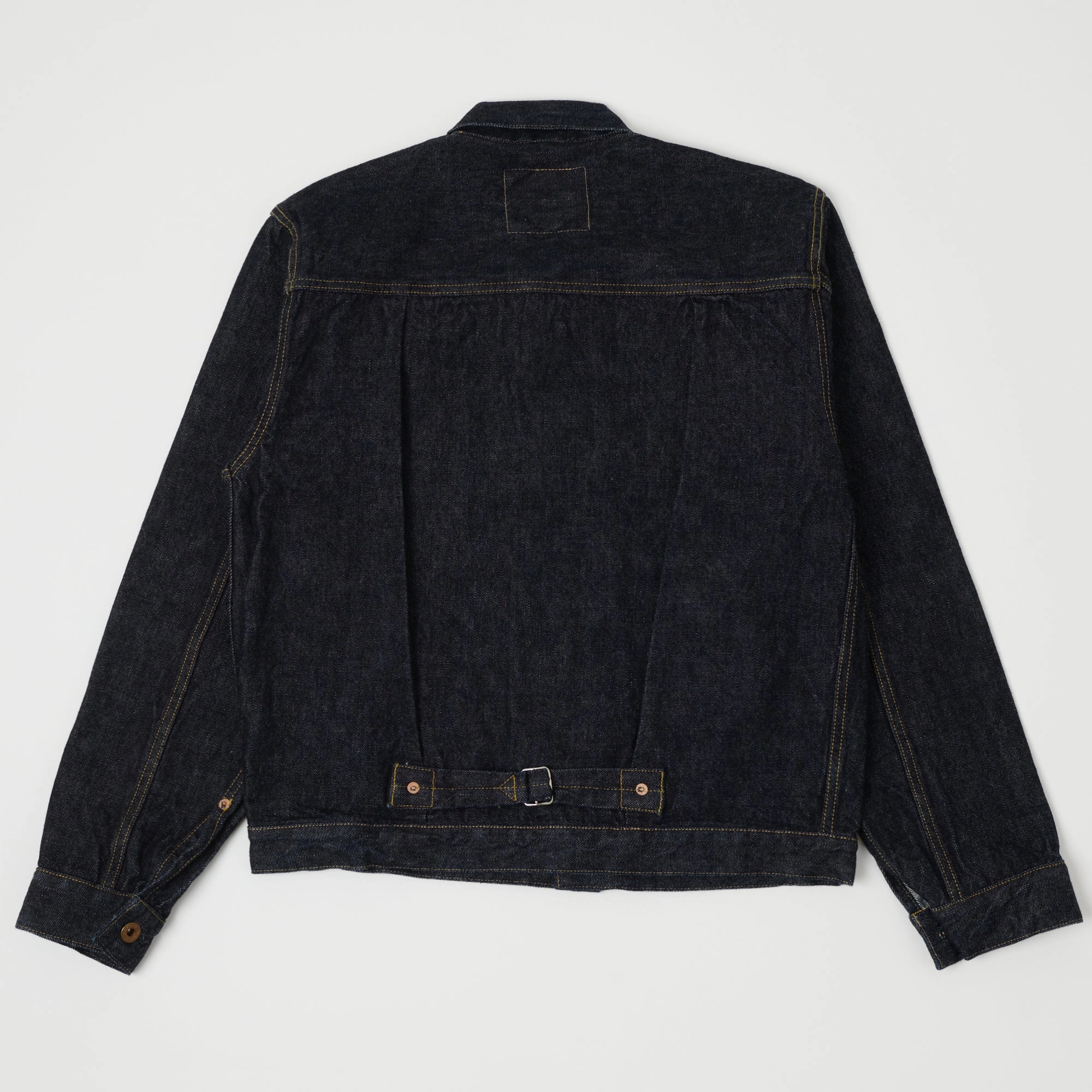 Full Count S2107 14oz Type I Denim Jacket - One Wash Anti Slip Cuffs