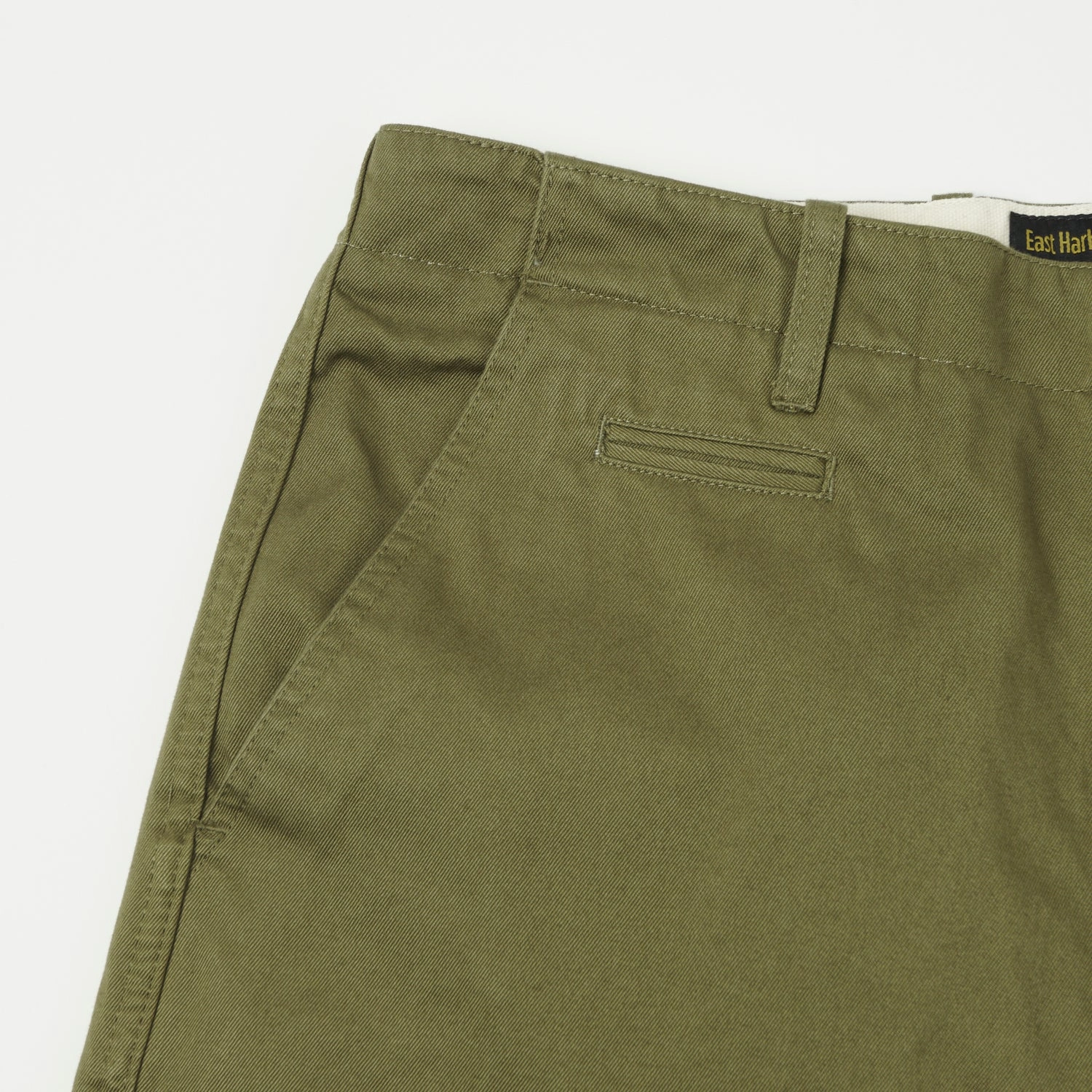 Rubberized Hem East Harbour Surplus 'Axel 121' Chino Trouser - Green