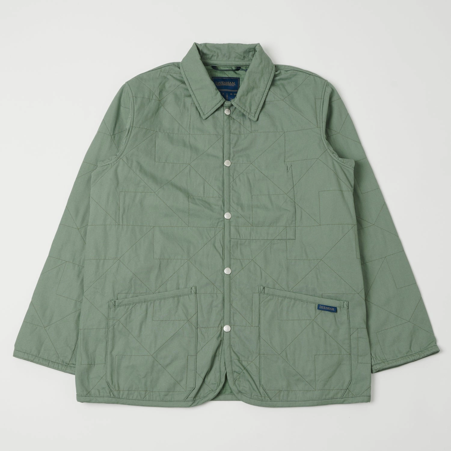Rugged Comfort Lavenham Unwadded Worker Raydon Jacket - Leaf Green