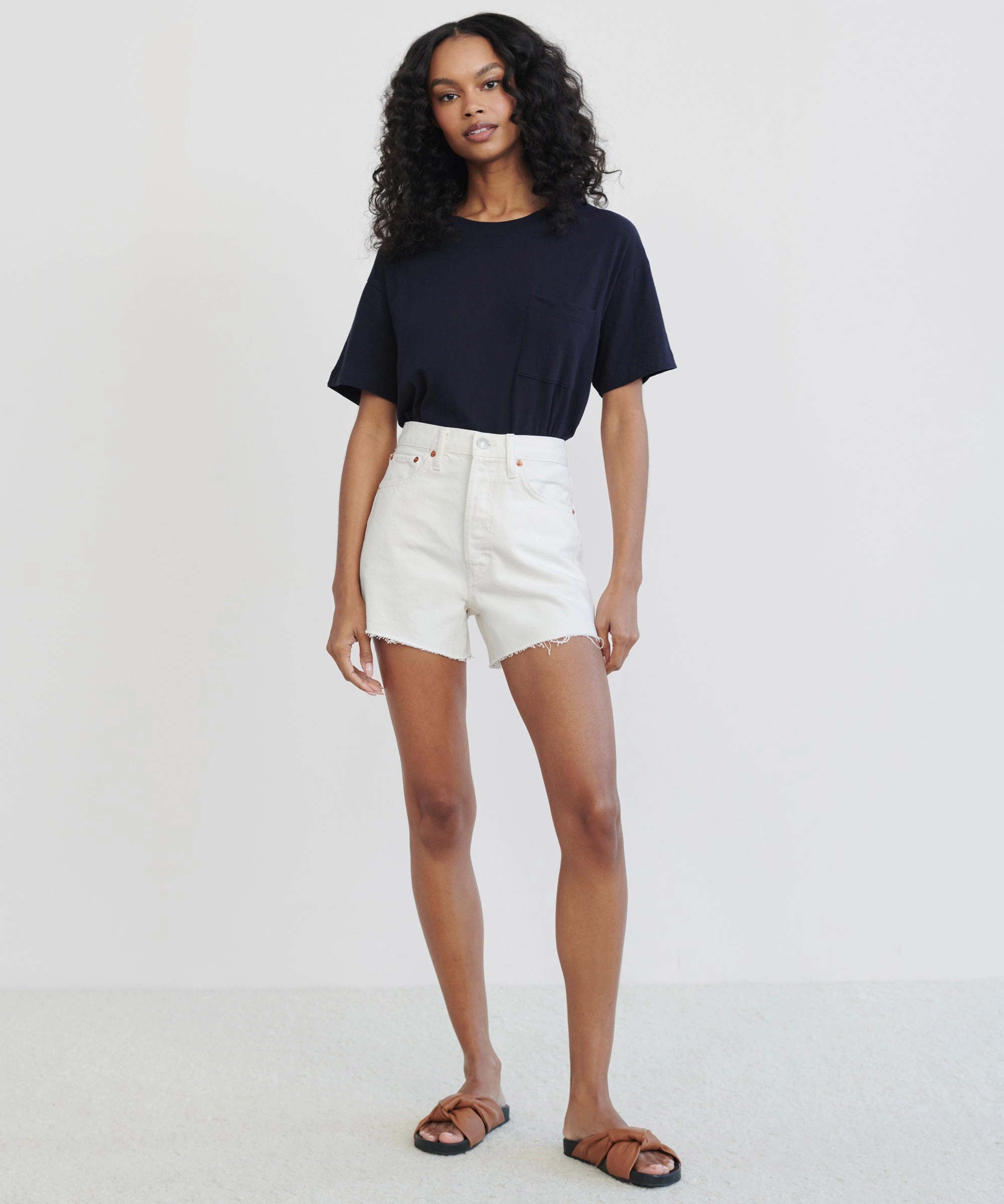 Snag Resistant Fiber Anti Pilling Finish Low Slung Short