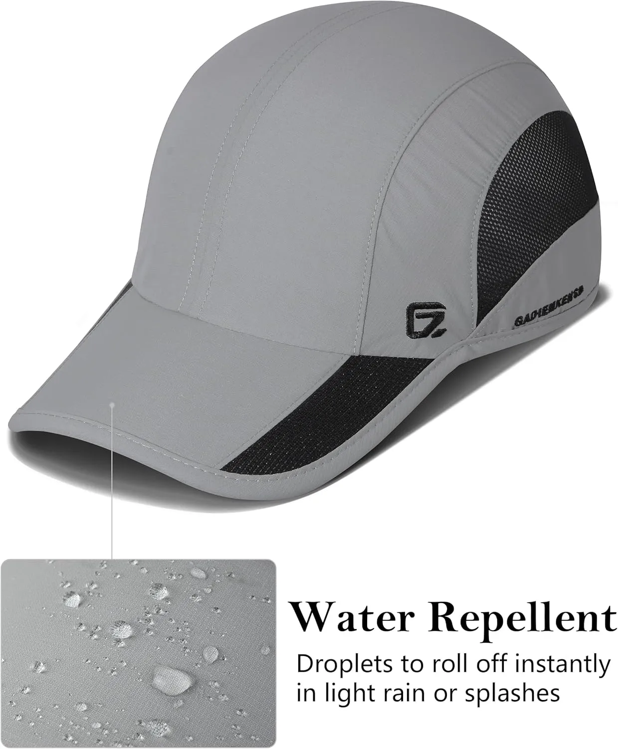 GADIEMKENSD Outdoor Running Hat Breathable Mesh