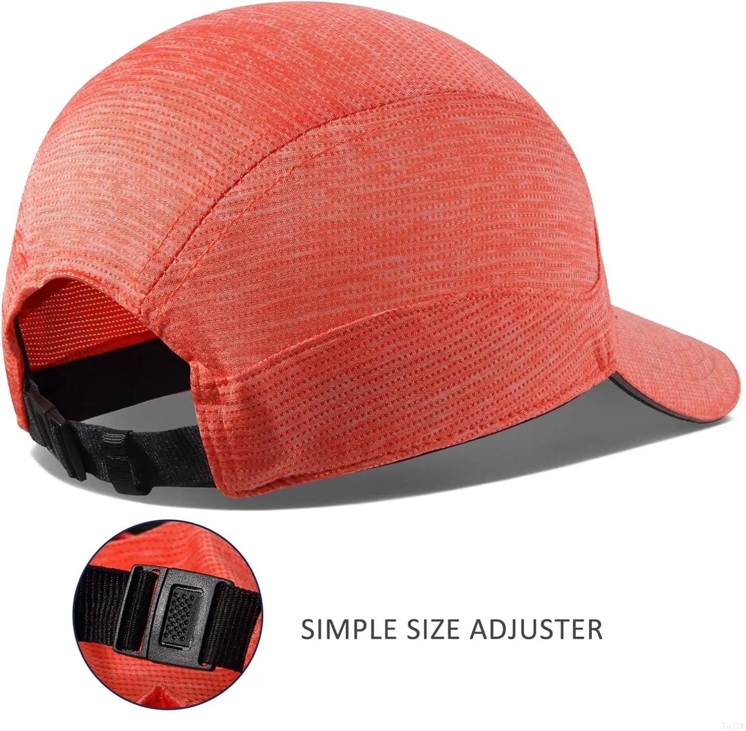GADIEMKENSD Unstructured Running Hat Quick Dry Reflective Sports Cap Lightweight